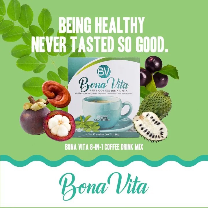 

GFD Bona vita 8-in-1 Coffee Collagen Coffee Kopi Diet Enzim Pelangsing Tubuh Penghancur Lemak