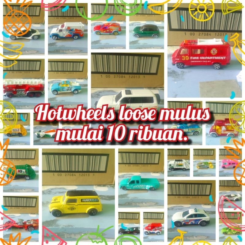 Hotwheels loose bekas mulus mulai 10ribu.