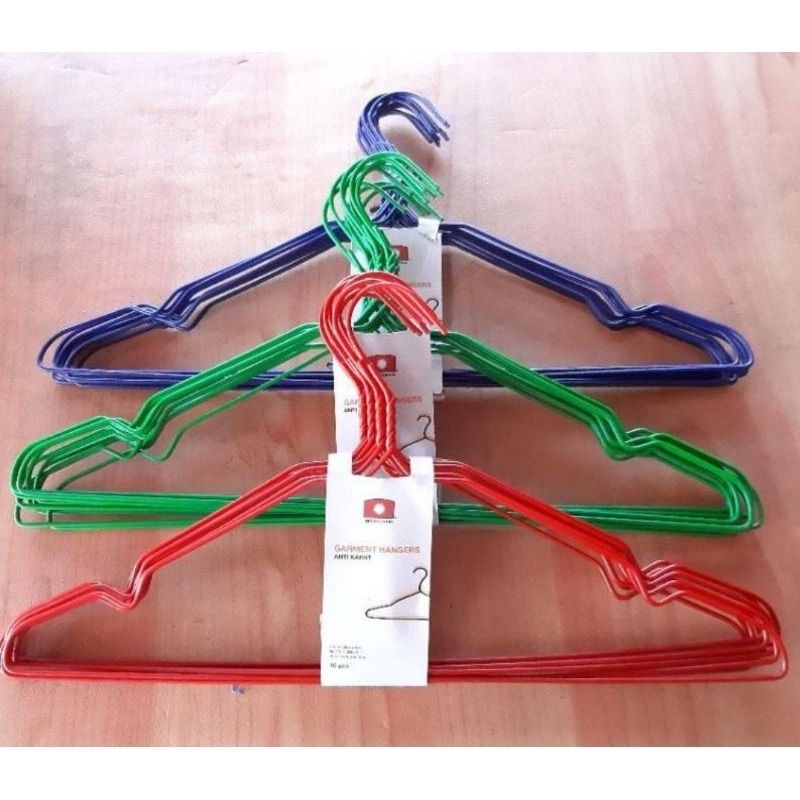 HANGER KAWAT DEWASA WARNA /HANGER KAWAT TEBAL WARNA