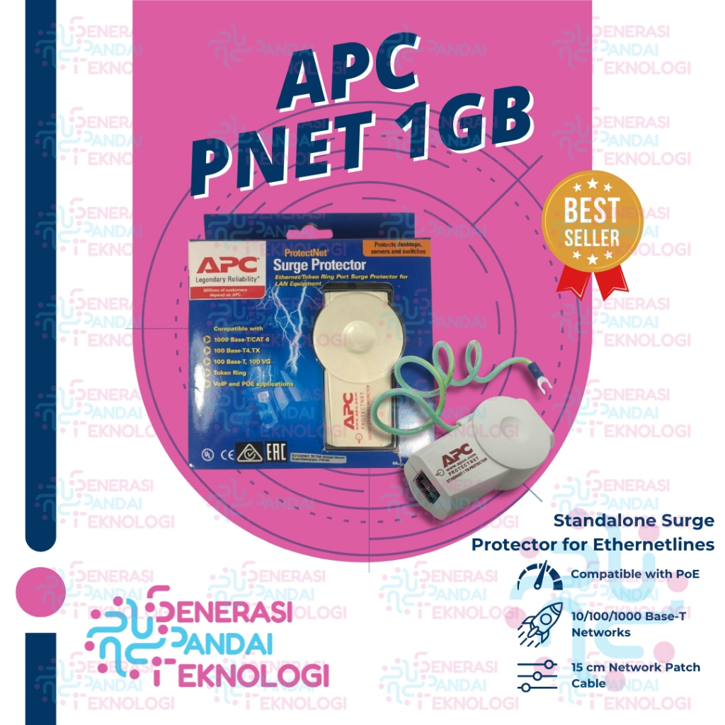APC PNET 1GB Surge Protector LAN Arrester