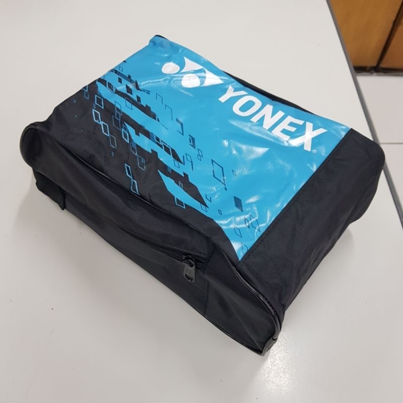 tas sepatu shoes bag yonex ACE1-Q014 black blue biru hitam original asli