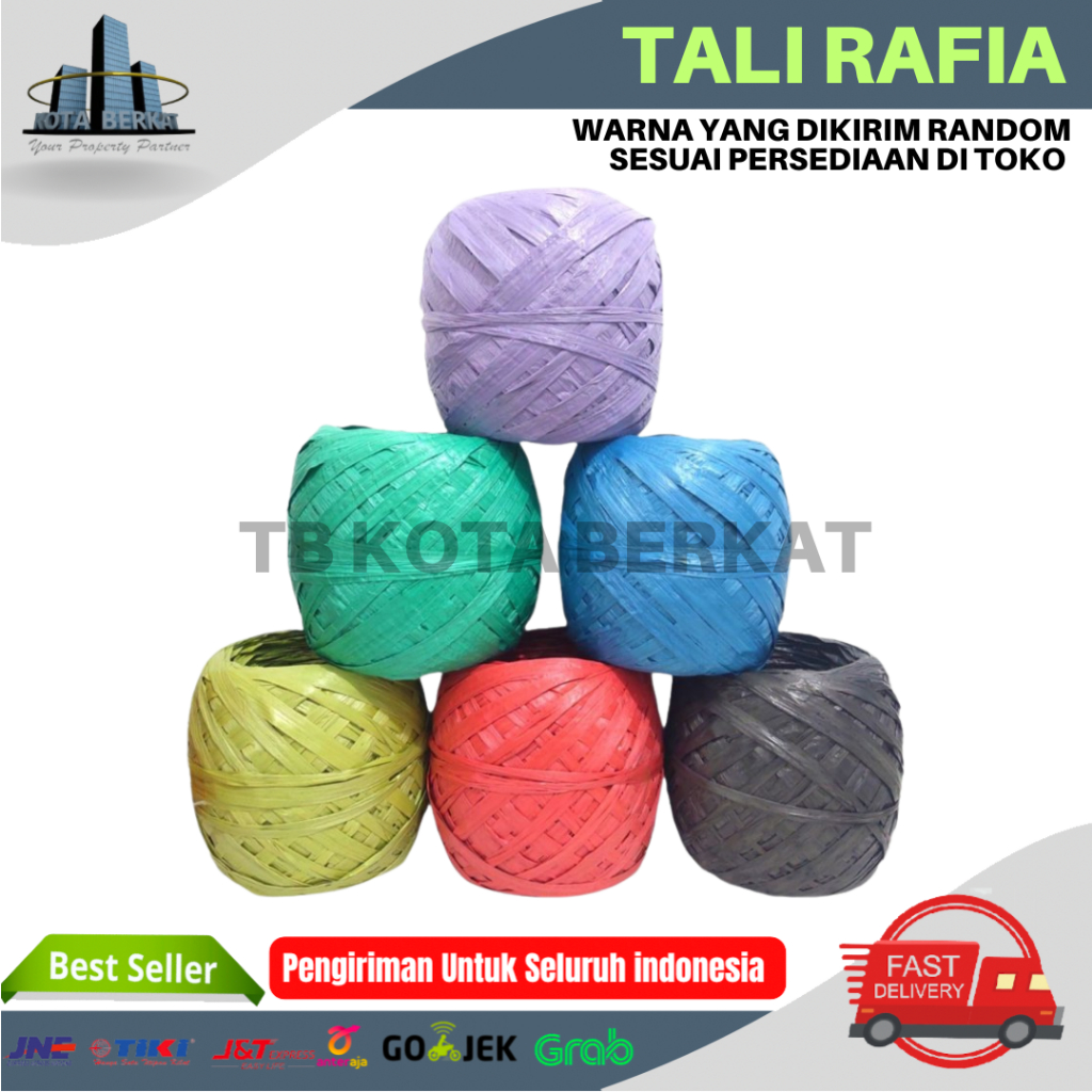 TALI RAFIA / TALI RAPIA ROLL / TALI RAFIA GULUNGAN