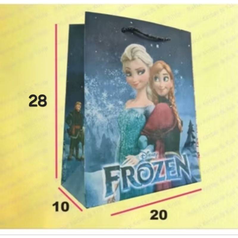 

TAS SOUVENIR/PAPER BAG SNACK ISI 10 UKURAN 20X28 CM