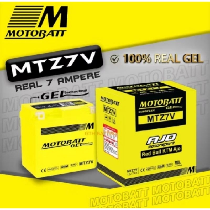 Aki motobatt mtz7v untuk Nmax 155, lexi, aerox 155