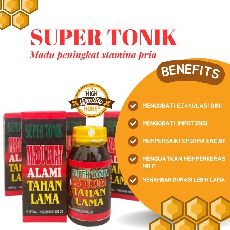 

Madu toniX NEW - Madu super srong ber logo halal di jamin original obat kuat