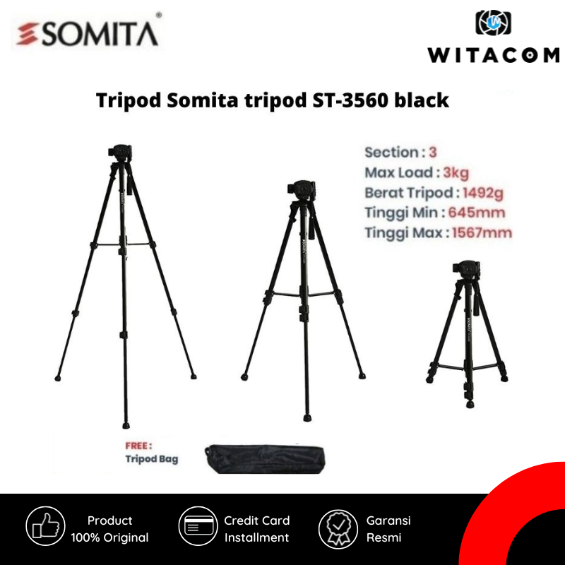 Somita tripod ST-3560 black