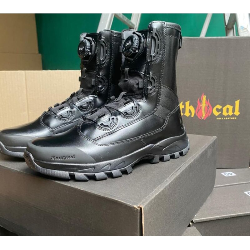 Sepatu PDL Tactical Full Kulit