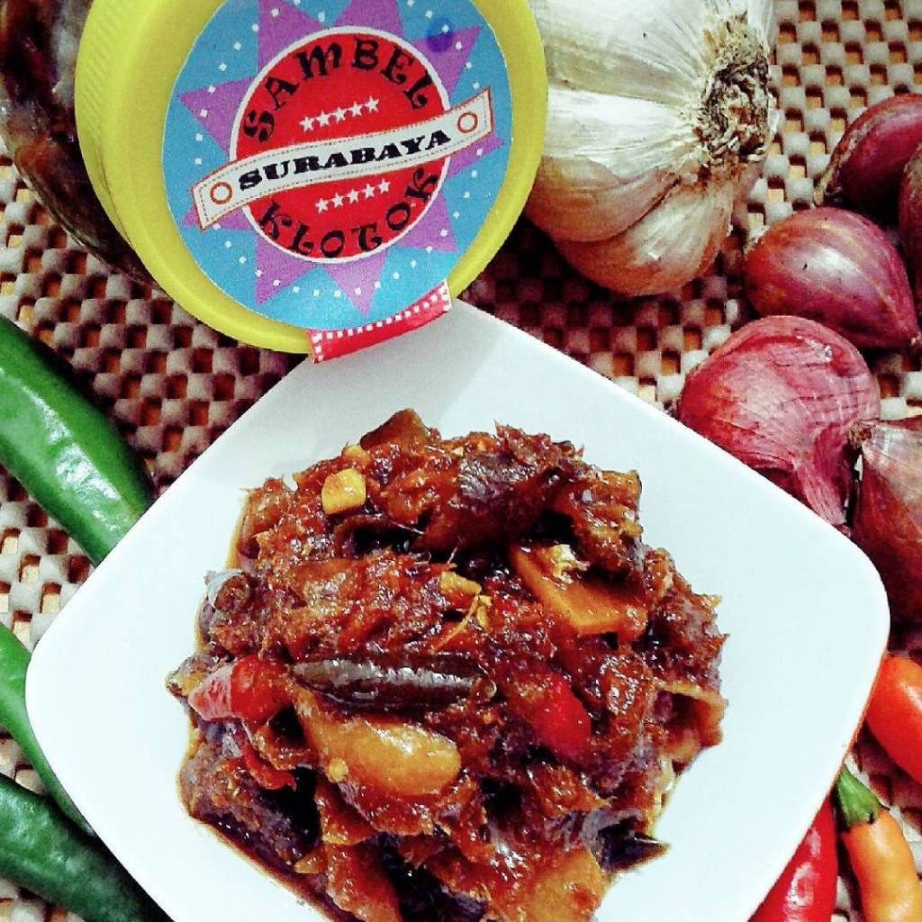 

Sambel klotok surabaya, tidak amis, manis, gurih, pedes, bikin nambah terus