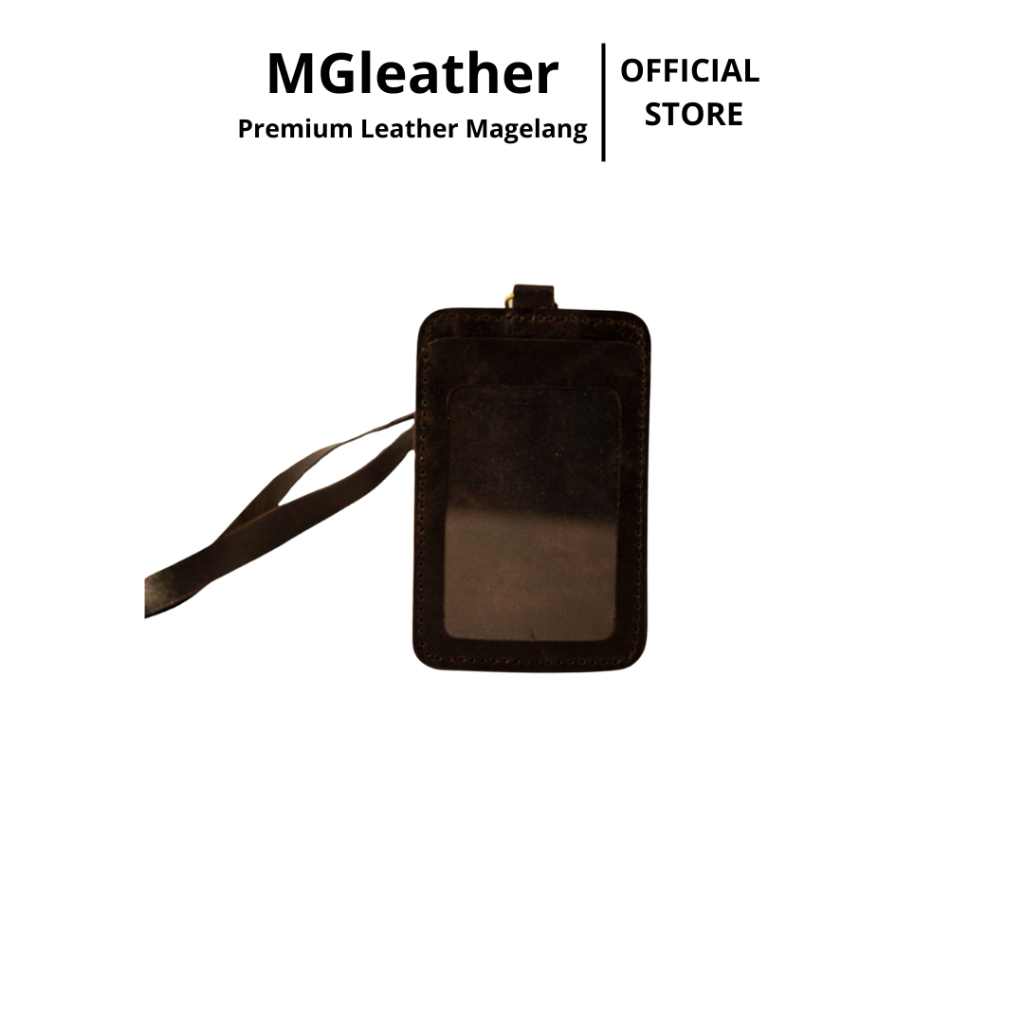 

Asher Nametag ID Card Bahan Kulit Asli 100% Sovenir Card Holder Unisex Gantungan Kartu ID Card Tempat Kartu Tempat Foto Elegan Premium Free Grafir Nama