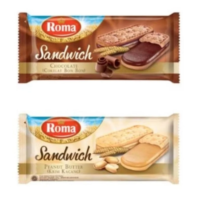

Roma Sandwichi Chocolate 157 gr Roma Sandwichi Peanut Butter 207 gr