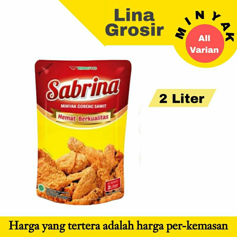 

Minyak Sabrina Kemasan 2 Liter