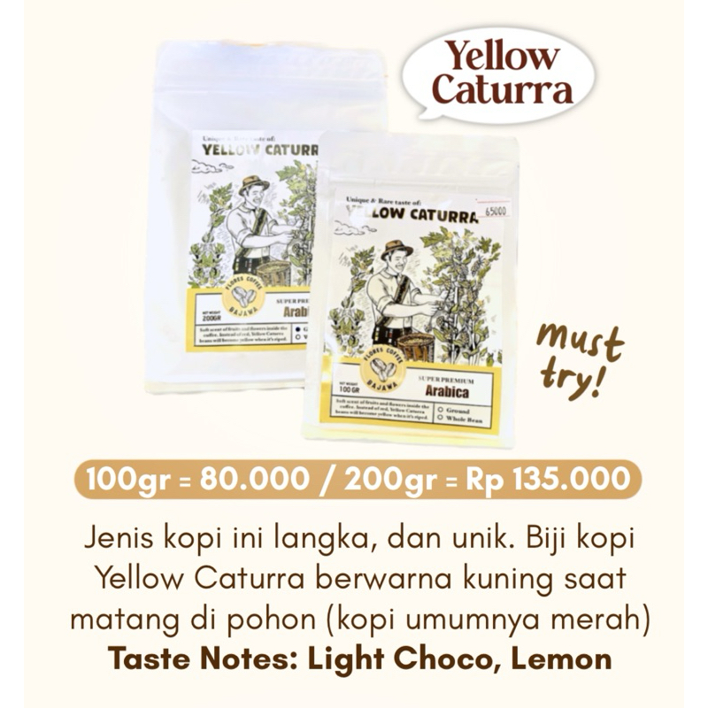 

Yellow Caturra - Kopi Flores Bajawa Labuan Bajo