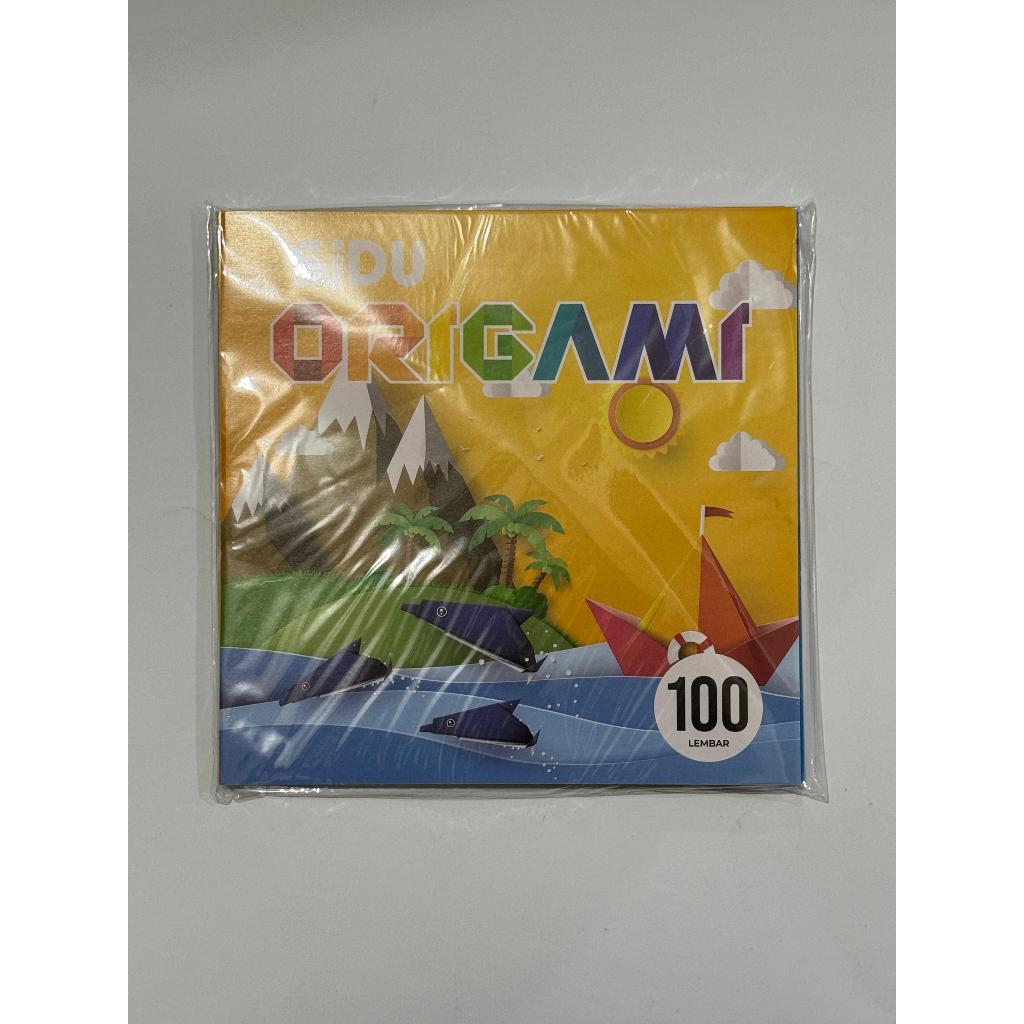 

(1 Bungkus) Origami Sidu 100 Lembar 16x16cm / Kertas Lipat Sidu 100 Lembar 16x16cm