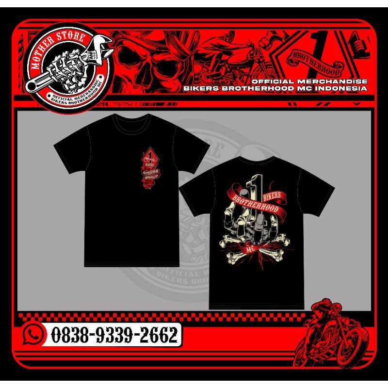 Kaos Lengan Pendek Brotherhood Merchandise Bikers Brotherhood MC