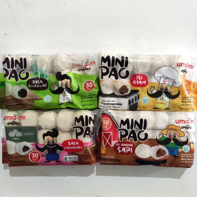 

Umiami Minipao isi 30 bj rasa Cokelat | Ayam | Sapi | Strawberry