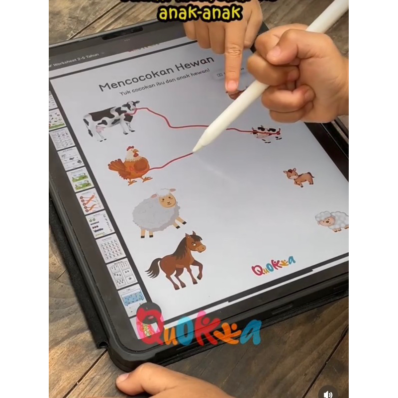 PRINTABLE Worksheet Lembar Kerja Anak 2-5 Tahun Bahasa Indonesia