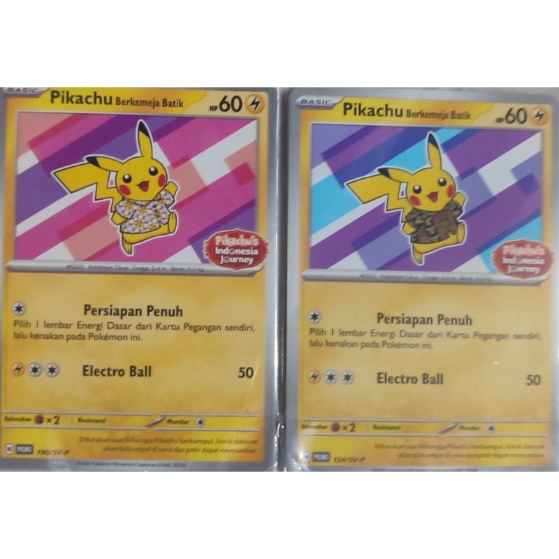 Kartu Pokemon Pikachu Batij