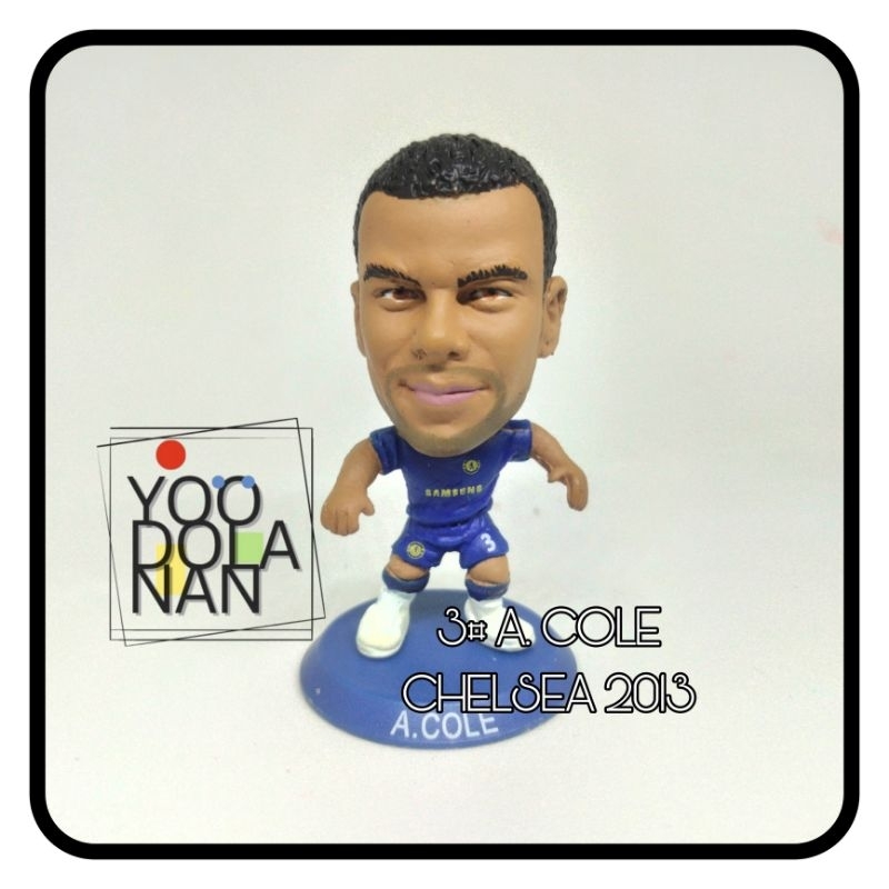 3# A. COLE - CHELSEA 2013 CORINTHIAN SOCCERSTARZ MICROSTARS FIGURE PEMAIN BOLA