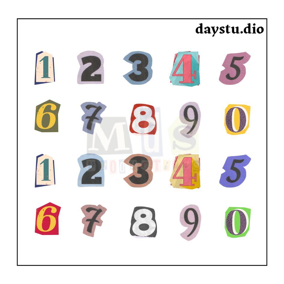 

STIKER ANGKA - SET NUMBER WARNA WARNI DECO JURNAL