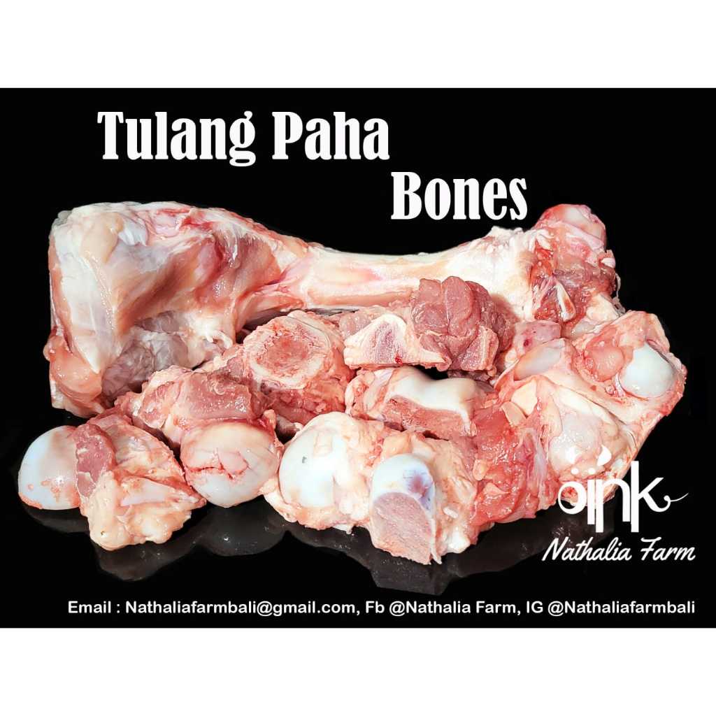 

Tulang Dengkul/Paha Babi Organik, Nathalia Farm
