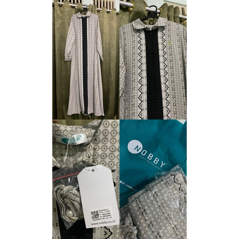 Baju Dress gamis Lebaran by Nobby