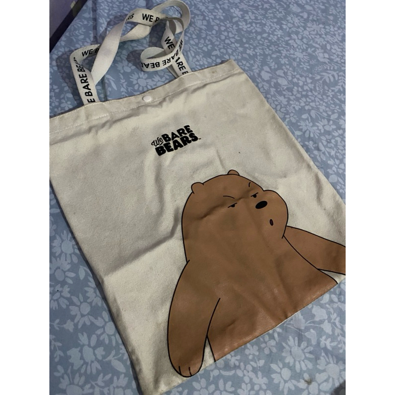 Tote Bag We Bare Bears Miniso (Preloved)
