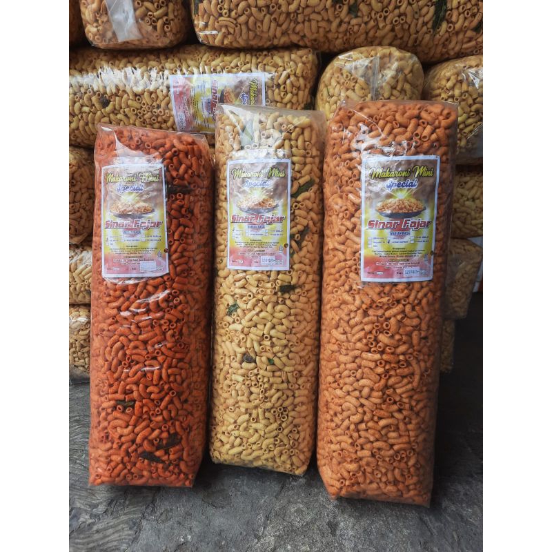 

MAKARONI PIPA BANTAT KEMASAN 500G RENYAH GURIH BANTAT