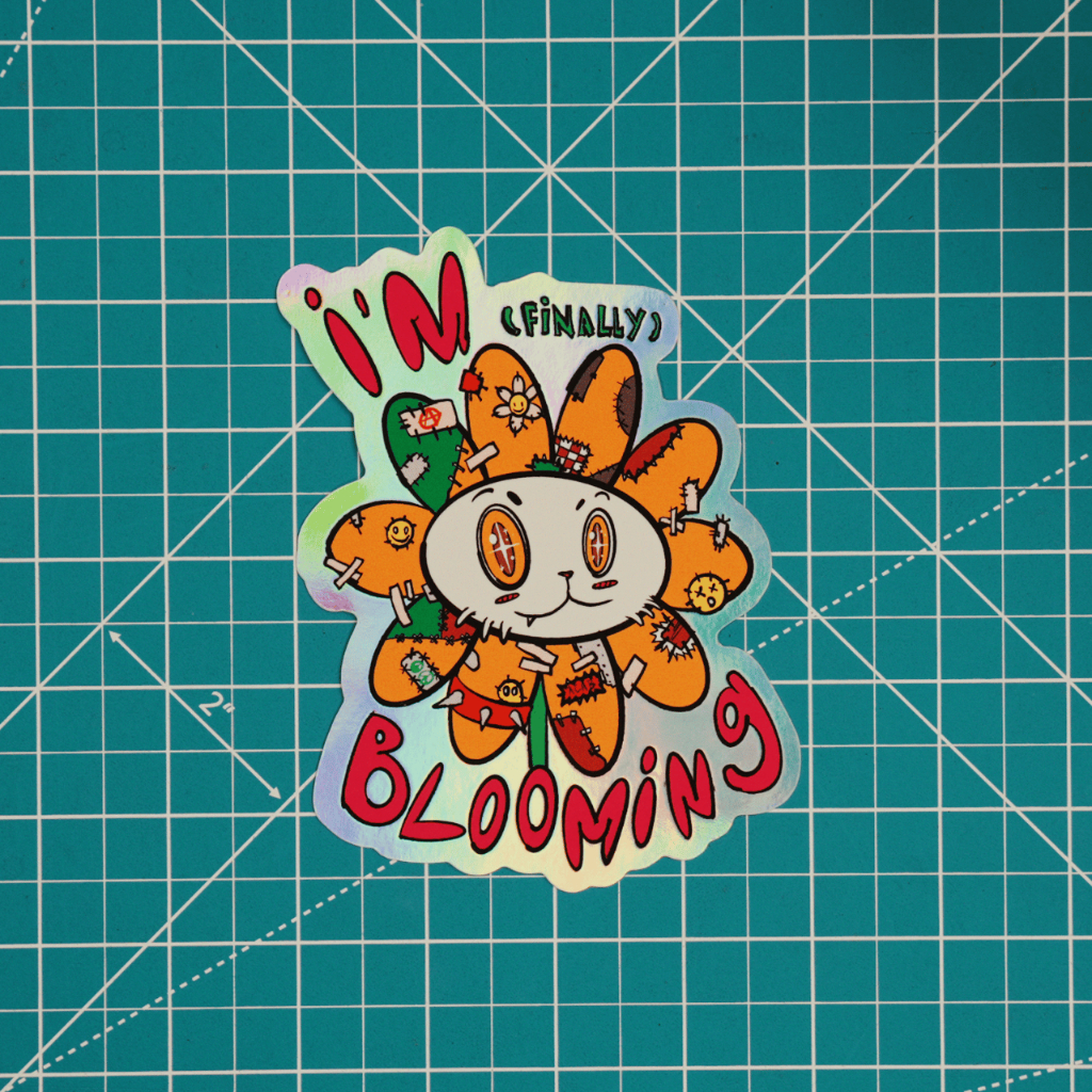 

Hologram Sticker - I'm Blooming Sticker