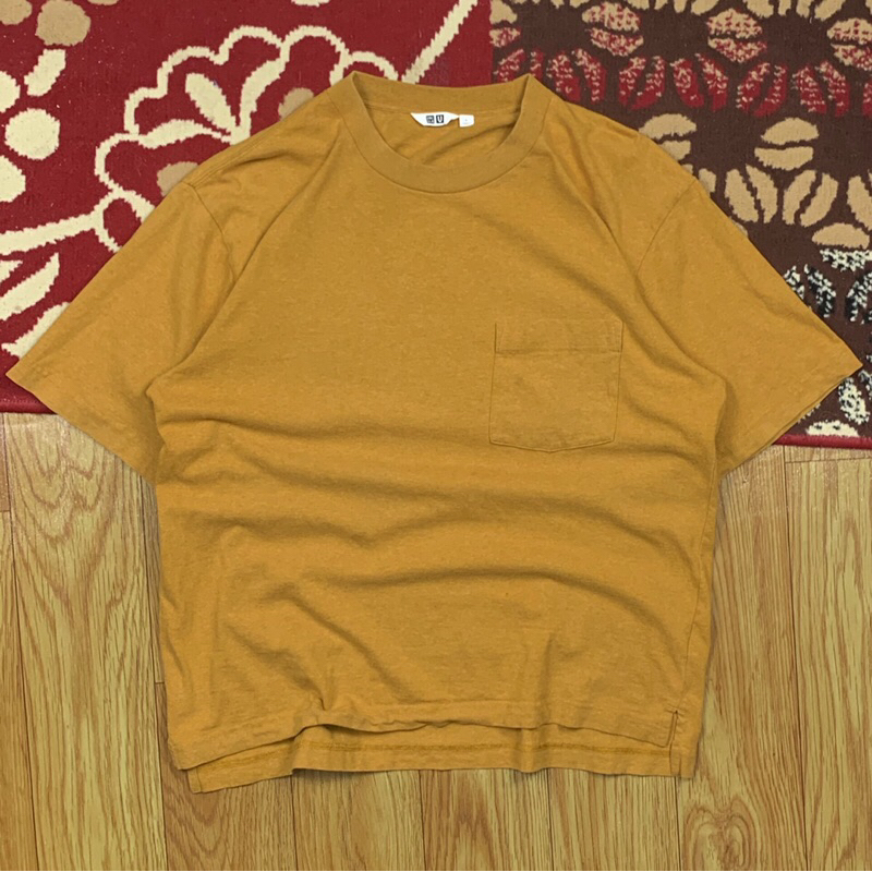 UNIQLO U POCKET OVERSIZED TEE SIZE L | TSHIRT UNIQLO U POCKET OVERSIZED | UNIQLO U POCKET OVERSIZED 