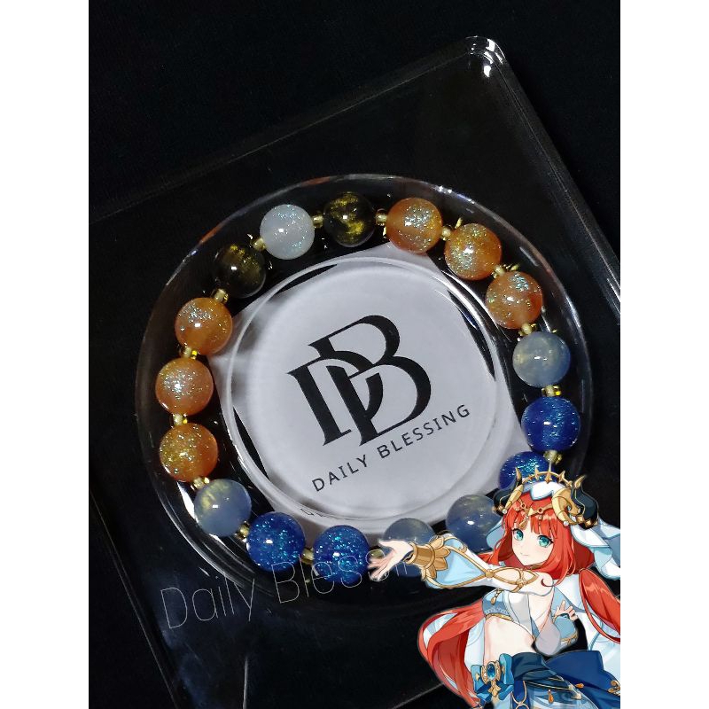 GelangDB Nilou Genshin Impact Limited Edition Handmade Gelang Bead Bracelet Genshin
