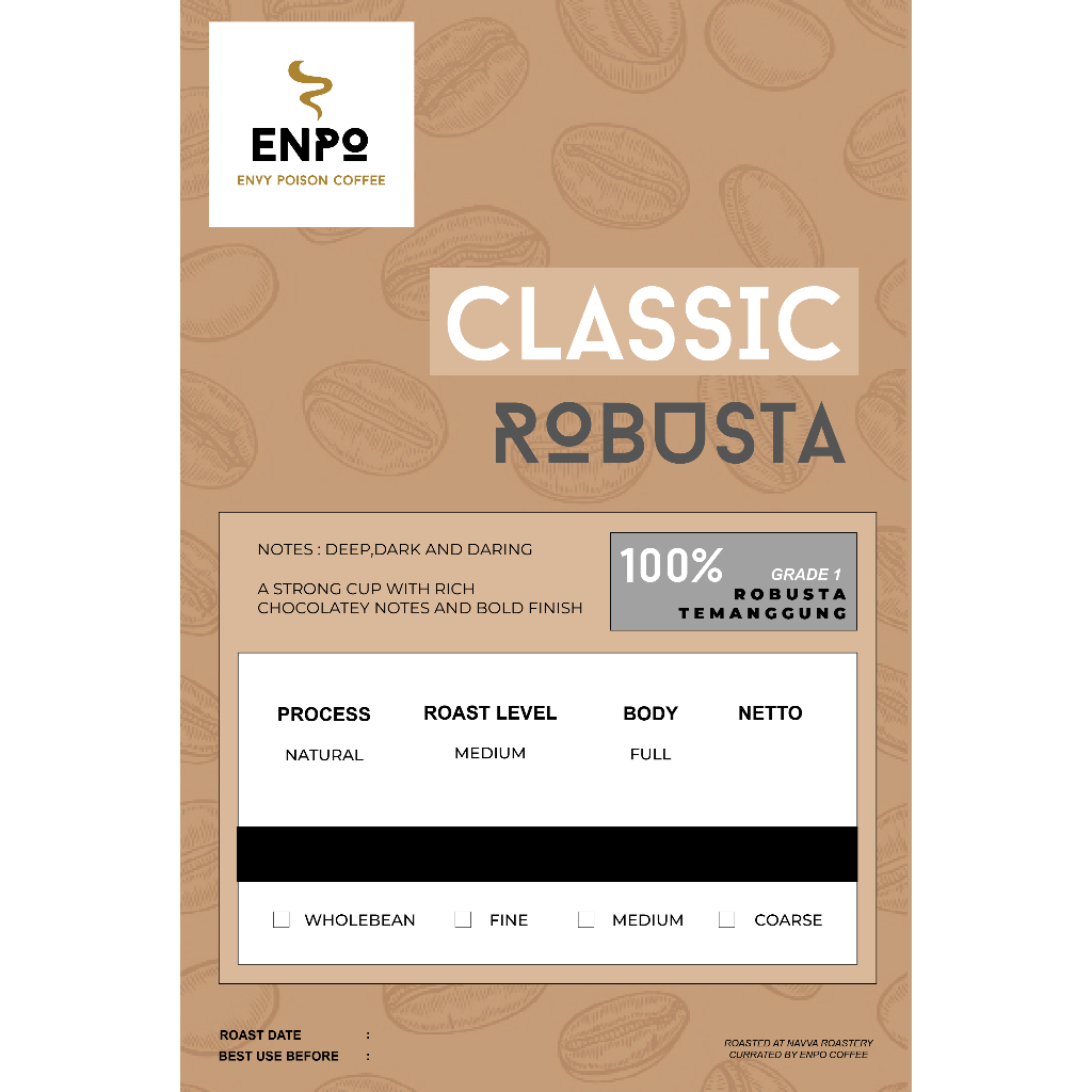 

ENPO COFEE | PAKET KOPI TEMANGGUNG - TASTER PACK, DUO, SERIOUS DRINKER