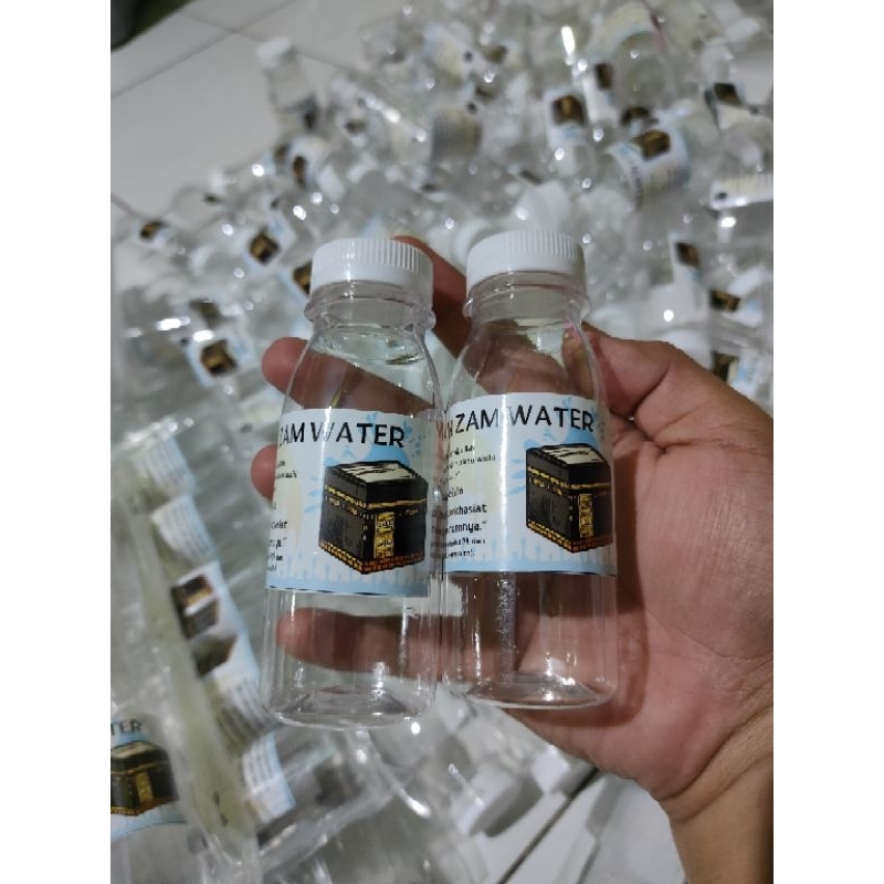 Botol air zam zam kosong ukuran 50 ml 80 ml 100 ml isi 10 botol