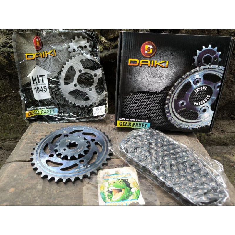 gear ger gir set DAIKI JUPITER Z JUPITER GUWEK BURHAN VEGA FIZR bagus kwalitas jaminan