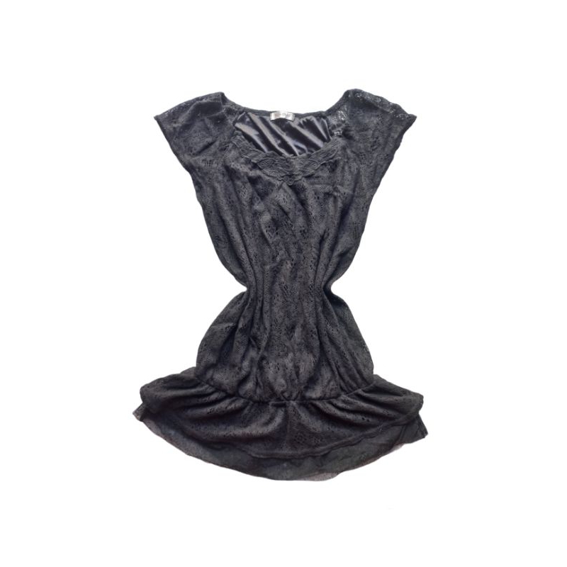 rosa cheri balloon mini dress top lace ruffle fairycore