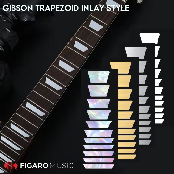 Sticker Inlay Fret Gitar Trapezoid Model Guitar Gibson Lespaul Sg