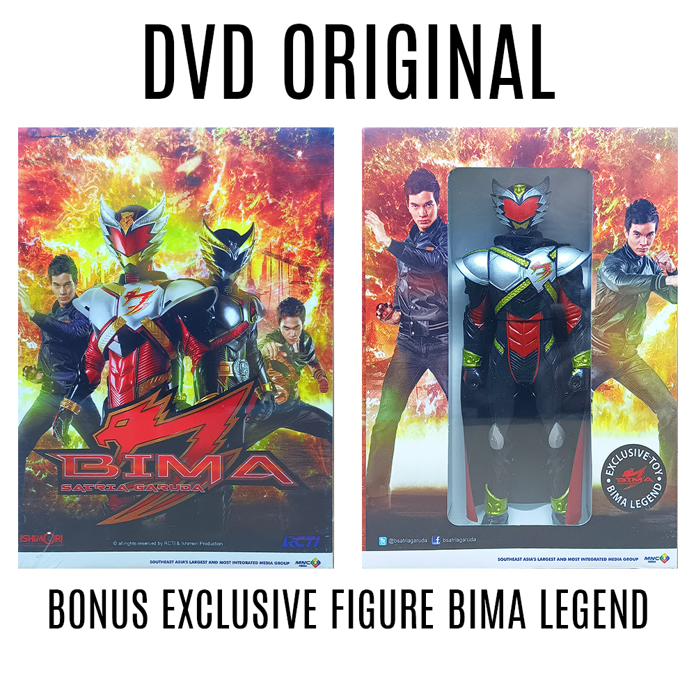 DVD Original BIMA SATRIA GARUDA + BIMA LEGEND FIGURE