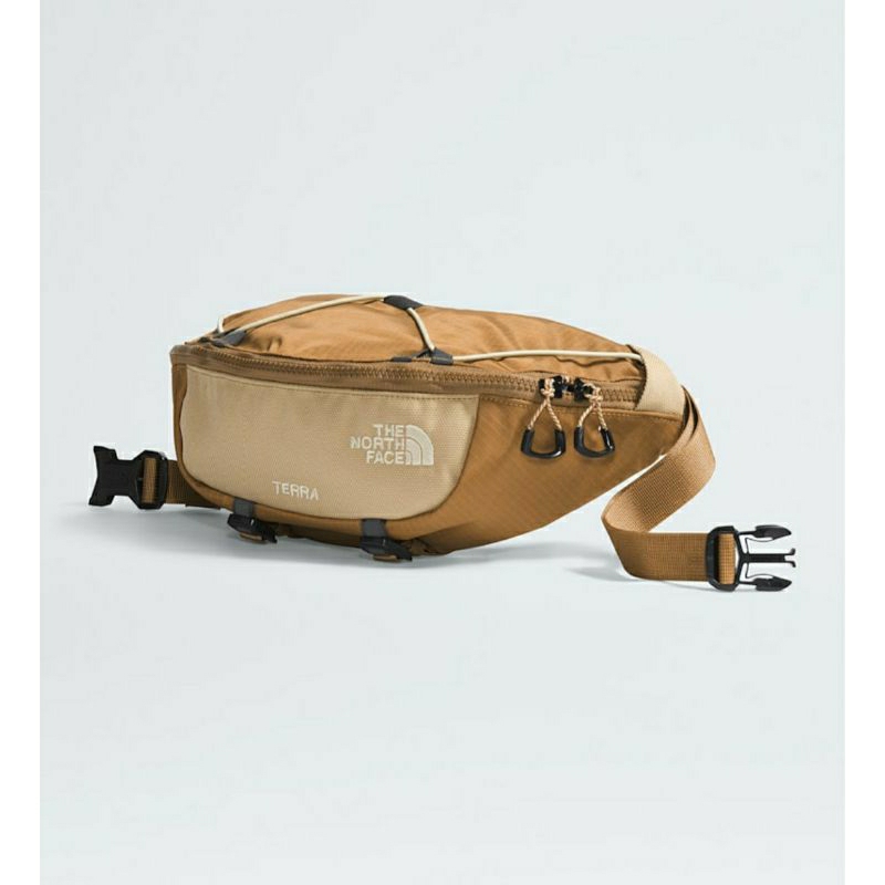 THE NORTH FACE TERRA 3L LUMBAR PACK BROWN STONE TAS SELEMPANG PRIA TAS HIKING TREKKING TRAVELING ORI