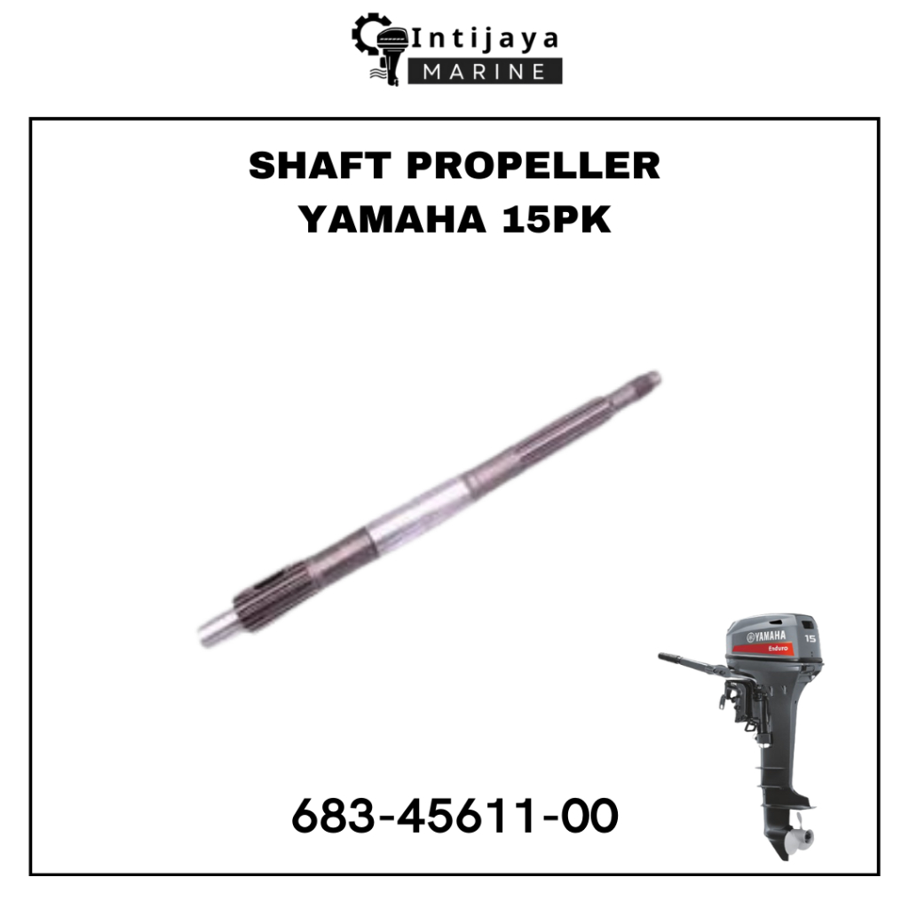 683-45611-00 SHAFT PROPELLER YAMAHA 15PK | AS PANJANG YAMAHA 15PK SUKU CADANG & SPAREPART MESIN TEMP