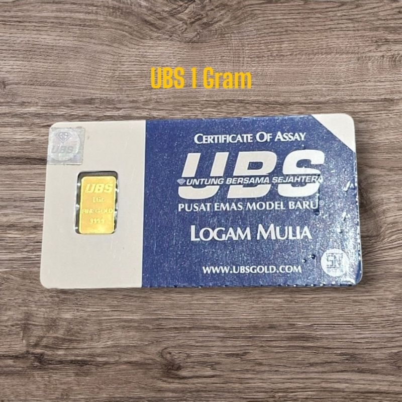 Logam Mulia UBS 1 Gram Emas 24 Karat
