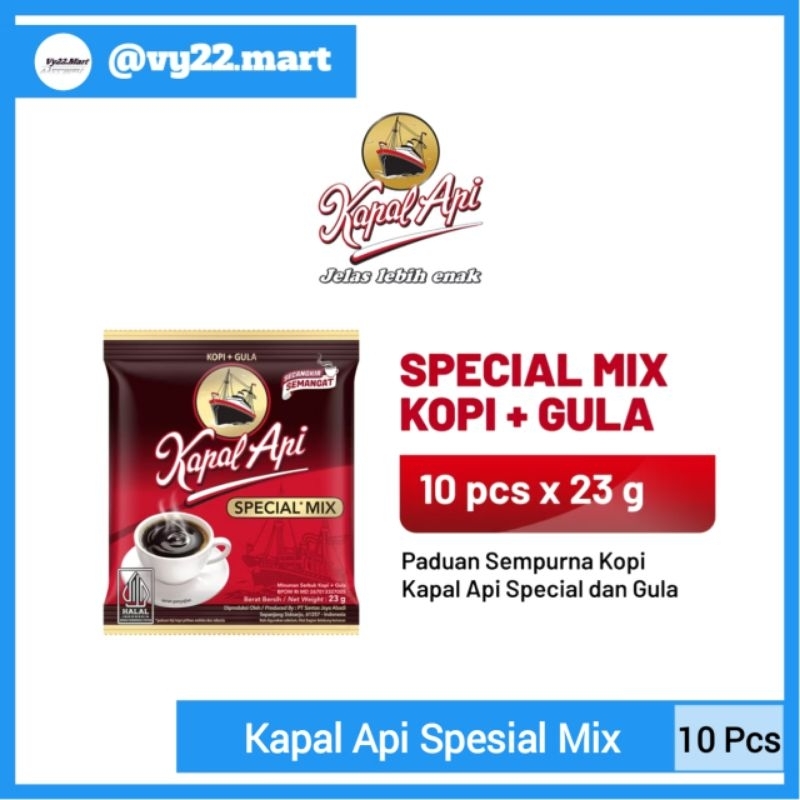 

Kopi Kapal Api Special Mix Renteng 10 Pcs