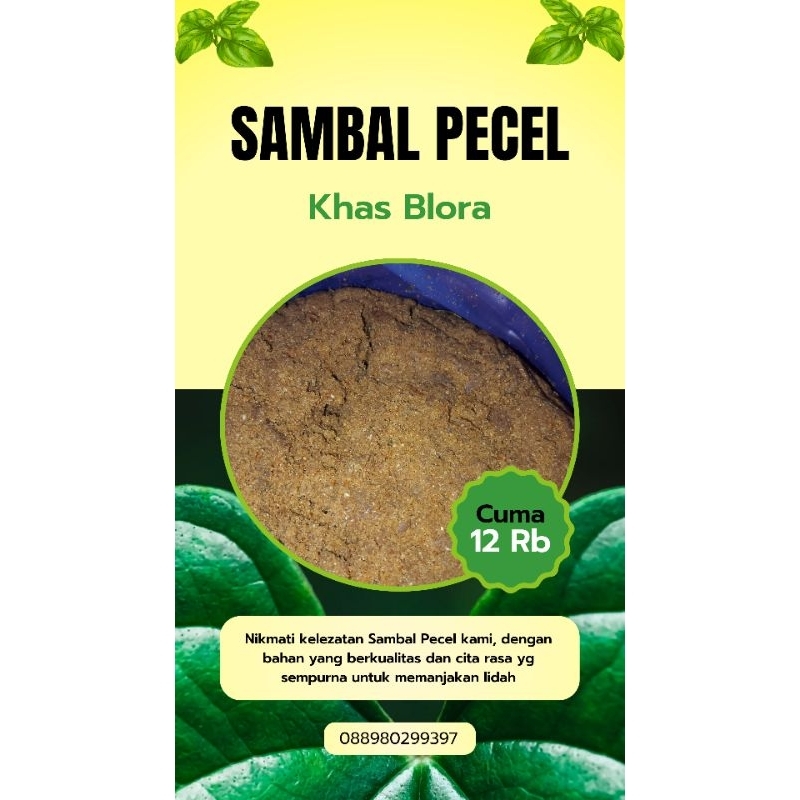 

SambelPecelKhasBlora