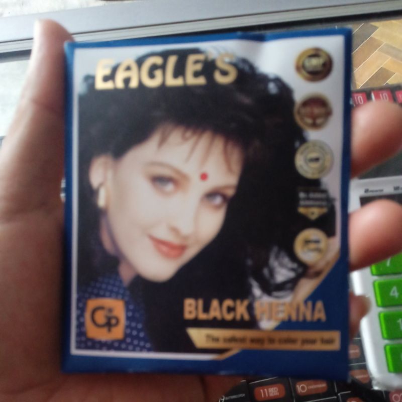 *AFA* Black henna/henna rambut warna hitam