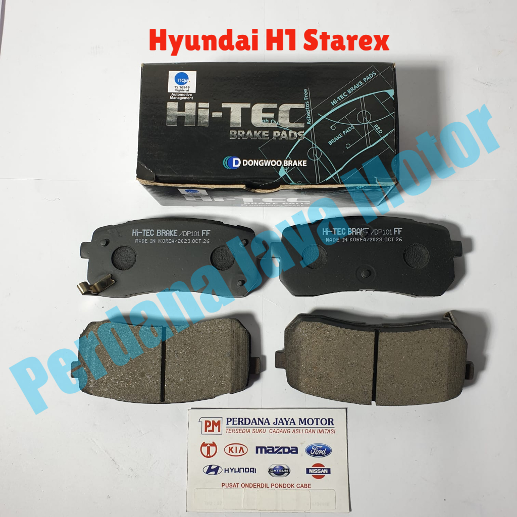 Brake Pad Kampas Rem Belakang Hyundai H1 Starex Trajet Tucson KIA Sportage 2