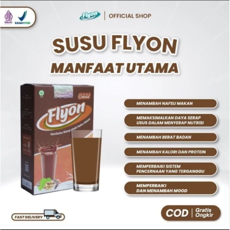 

Susu Flayon Coklat Susu Penggemuk Badan Dan Penambah Nafsu Makan Original