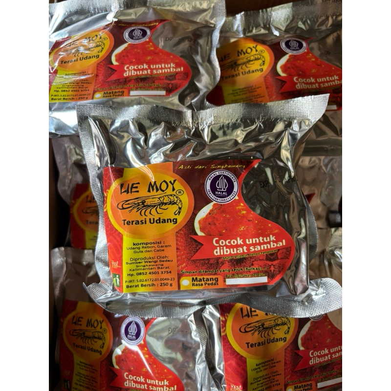 

TERASI SUSAN & LIE MOY / Terasi matang Halal (250g)