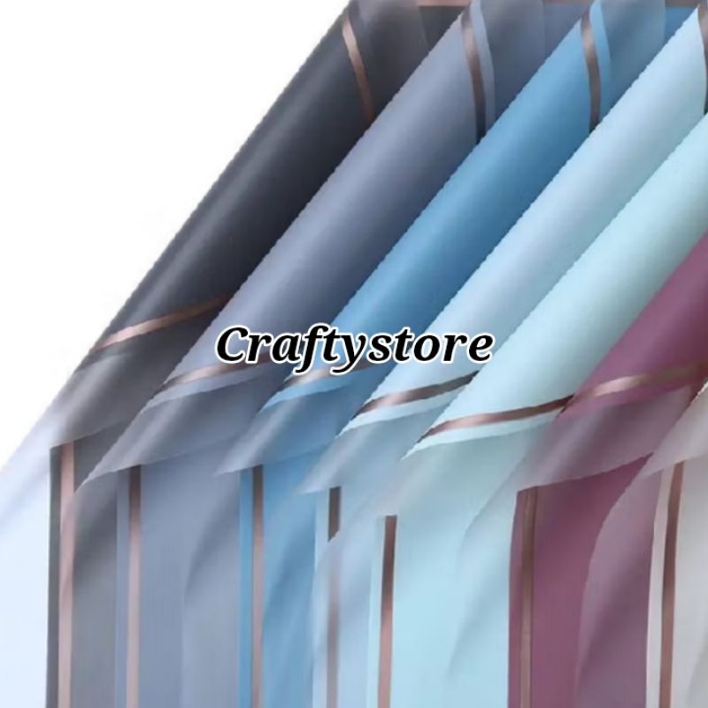 

Transtulents Frame Gold waterproof Per 5 lembar dan 20 lembar kertas buket motif list transparan