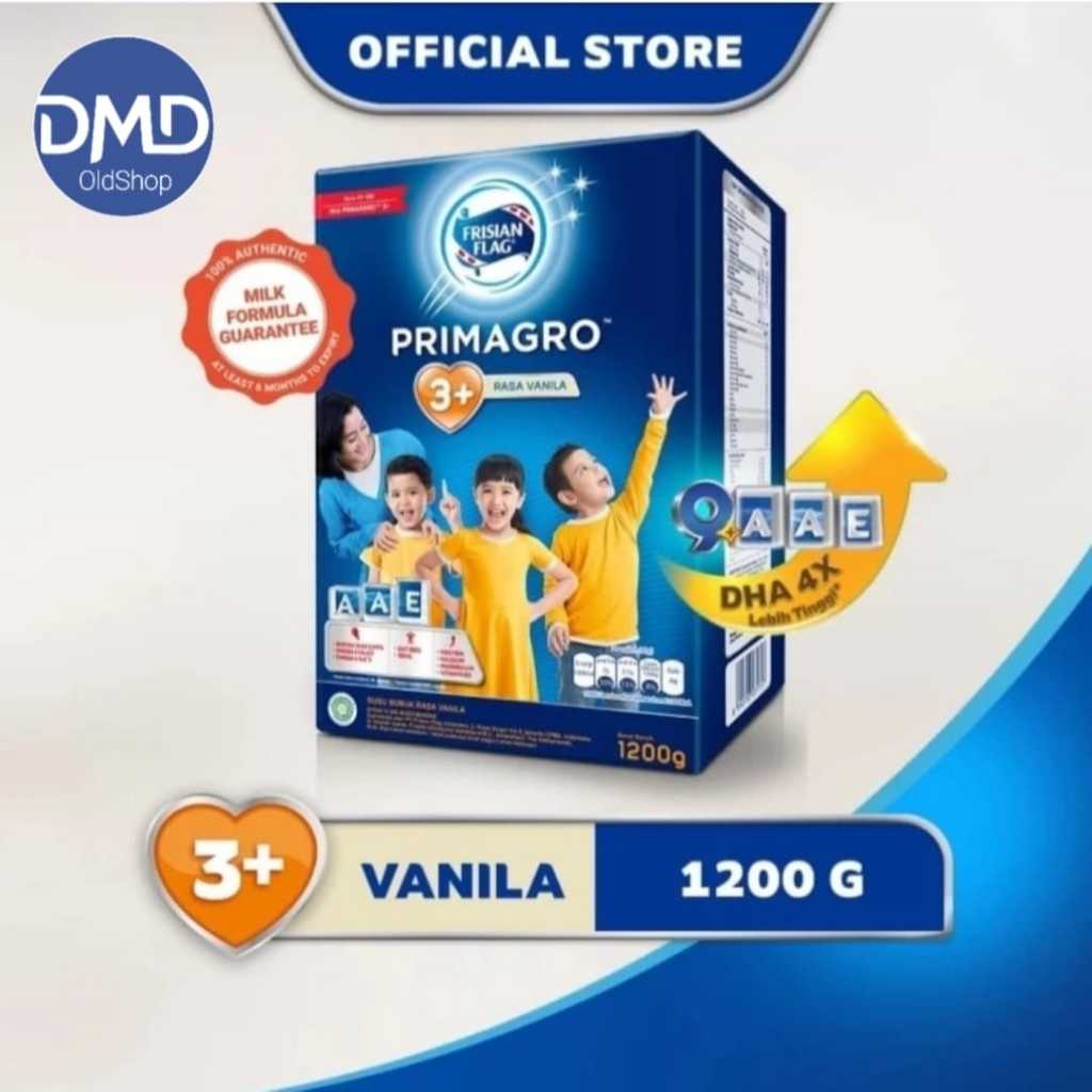 

Frisian Flag Primagro 3+ Vanila Madu 1200gr
