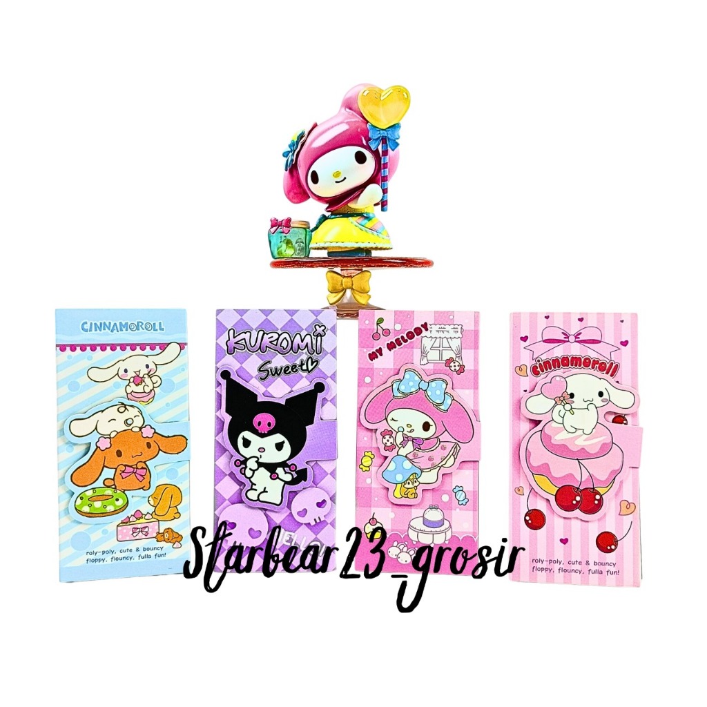 

Sticky Note Premium Model Notes Lipat Kuromi (CIA 628)