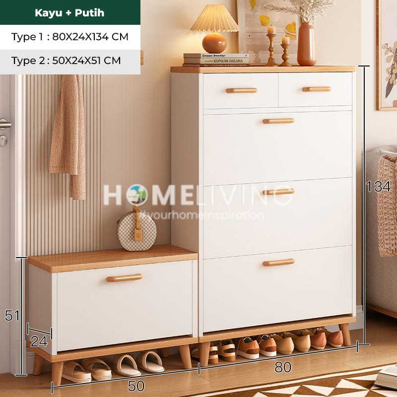 HOMELIVING - RAK SEPATU HD059 - RAK SEPATU MINIMALIS - RAK SEPATU - LEMARI SEPATU MURAH PONTIANAK