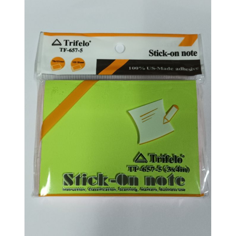 

STICK -ON NOTE TF-657-5